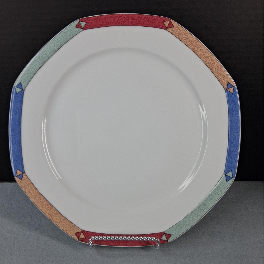 Christopher Stuart Diamond Optic 11 3/4" Round Platter by Clifton & Bouman